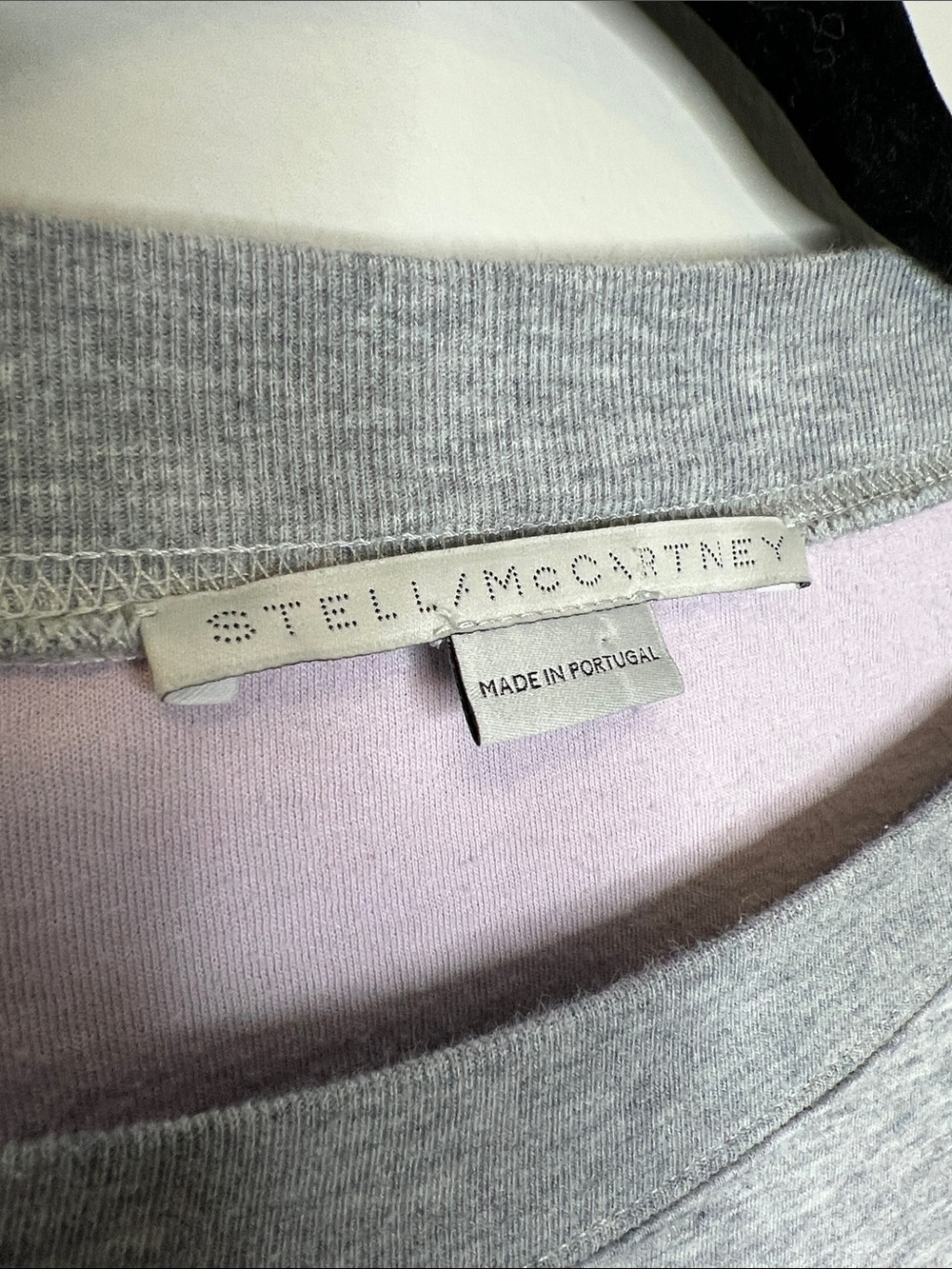 STELLA MCCARTNEY Blue Side Bow Gray Sweatshirt size 38 - Picture 7 of 12